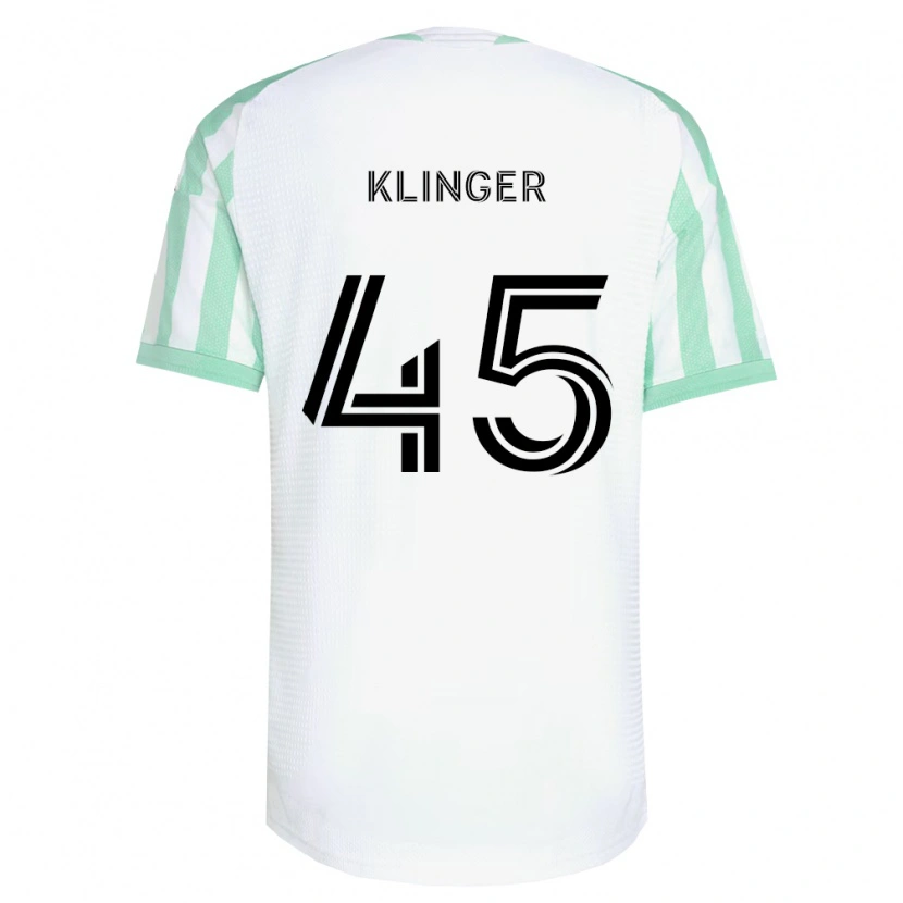 Danxen Kinderen Ryan Klinger #45 Lichtgroen Zwart Wit Uitshirt Uittenue 2026/27 T-Shirt België