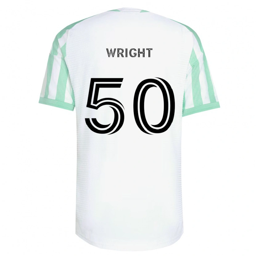 Danxen Kinderen Daniel Wright #50 Lichtgroen Zwart Wit Uitshirt Uittenue 2026/27 T-Shirt België