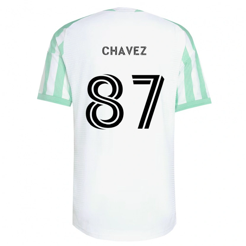 Danxen Kinderen Alfonso Ocampo-Chávez #87 Lichtgroen Zwart Wit Uitshirt Uittenue 2026/27 T-Shirt België