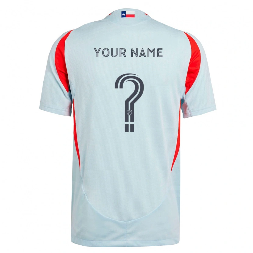 Danxen Kinderen Uw Naam #0 Donkergrijs Wit Rood Uitshirt Uittenue 2026/27 T-Shirt België