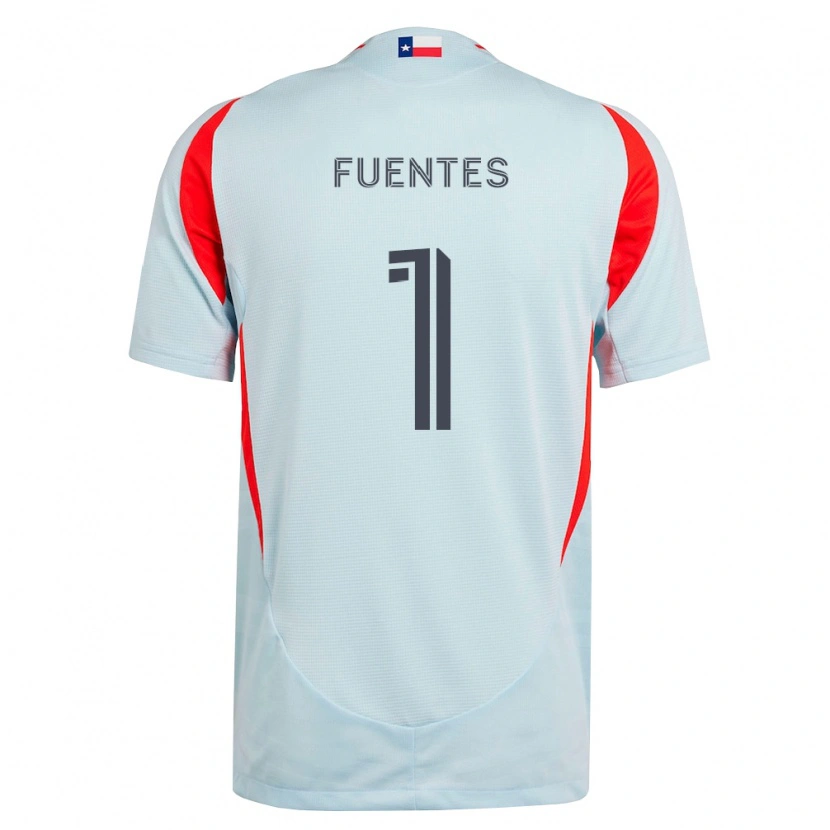 Danxen Kinderen Eliezer Fuentes #1 Donkergrijs Wit Rood Uitshirt Uittenue 2026/27 T-Shirt België