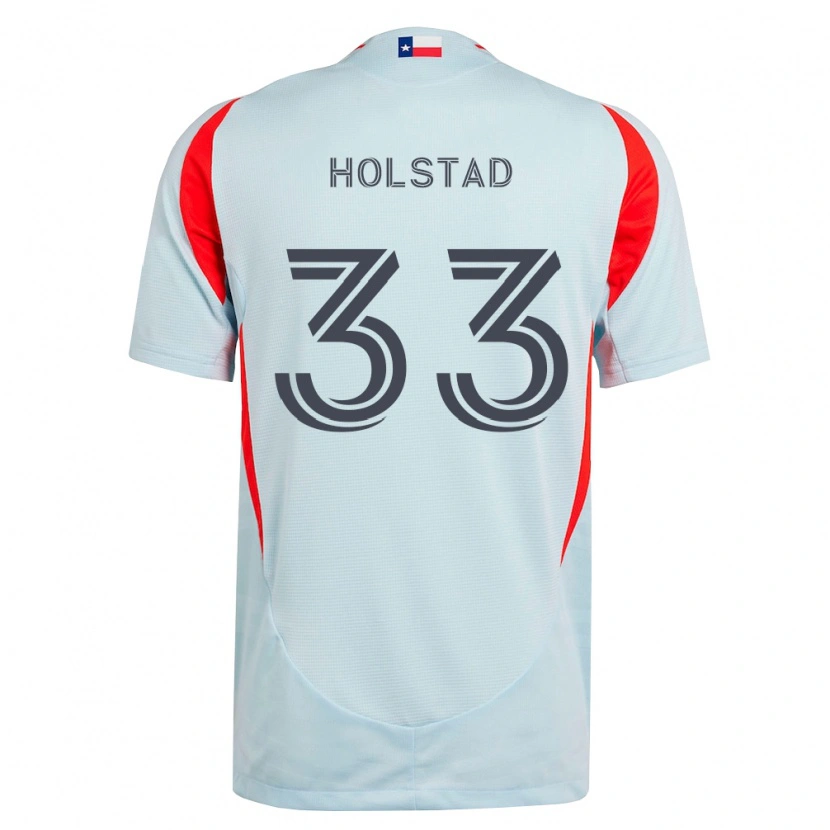 Danxen Kinderen Clay Holstad #33 Donkergrijs Wit Rood Uitshirt Uittenue 2026/27 T-Shirt België