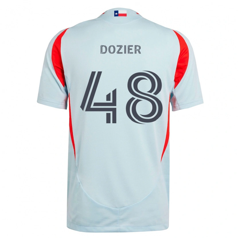 Danxen Kinderen Jonathon Dozier #48 Donkergrijs Wit Rood Uitshirt Uittenue 2026/27 T-Shirt België