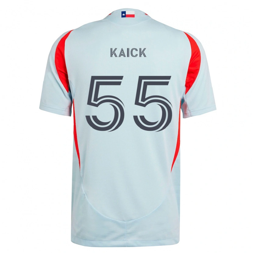 Danxen Kinderen Kaick Da Silva Ferreira #55 Donkergrijs Wit Rood Uitshirt Uittenue 2026/27 T-Shirt België