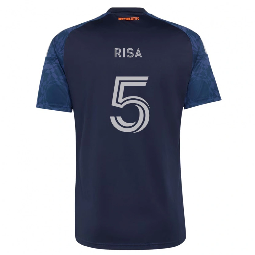 Danxen Kinderen Birk Risa #5 Diep Blauw Wit Uitshirt Uittenue 2026/27 T-Shirt België