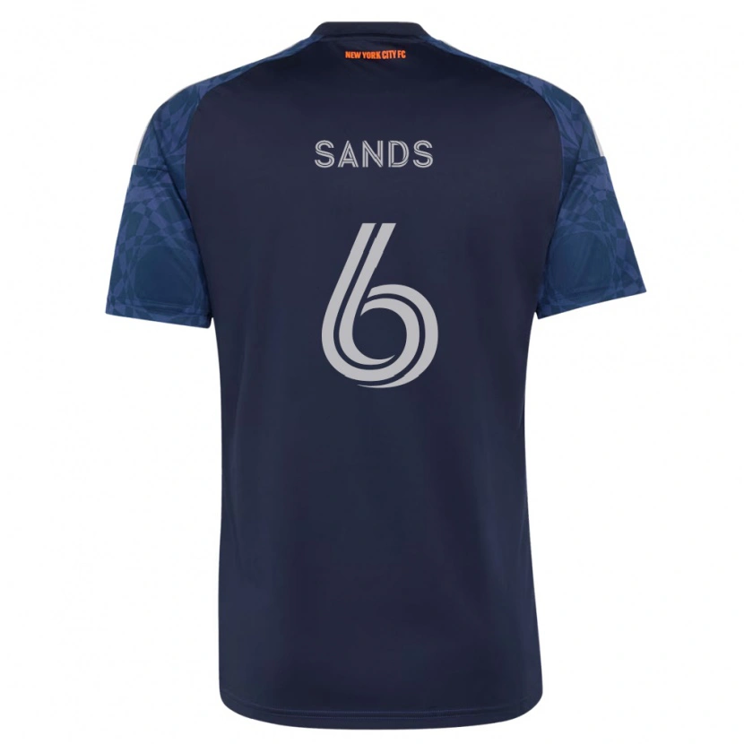 Danxen Kinderen James Sands #6 Diep Blauw Wit Uitshirt Uittenue 2026/27 T-Shirt België