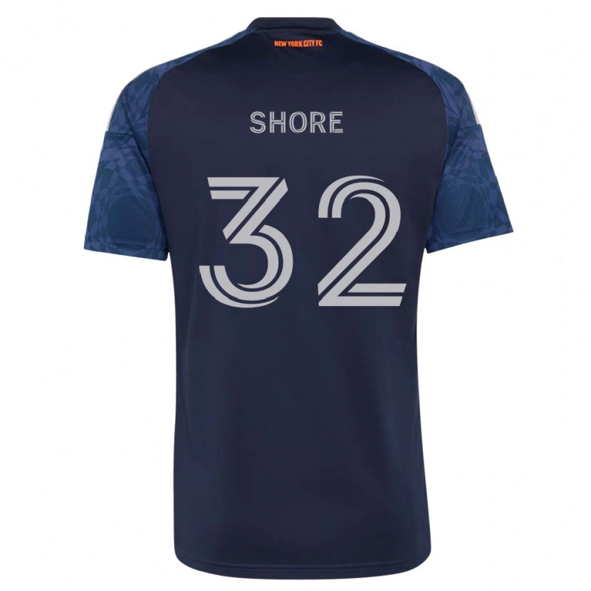 Danxen Kinderen Jonathan Shore #32 Diep Blauw Wit Uitshirt Uittenue 2026/27 T-Shirt België