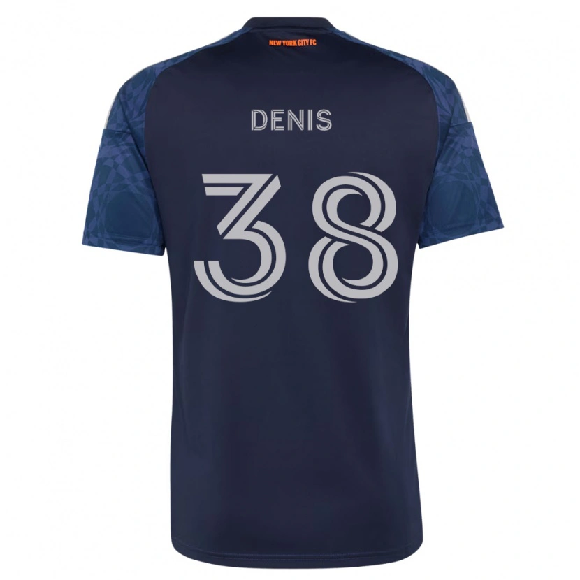 Danxen Kinderen John Denis #38 Diep Blauw Wit Uitshirt Uittenue 2026/27 T-Shirt België