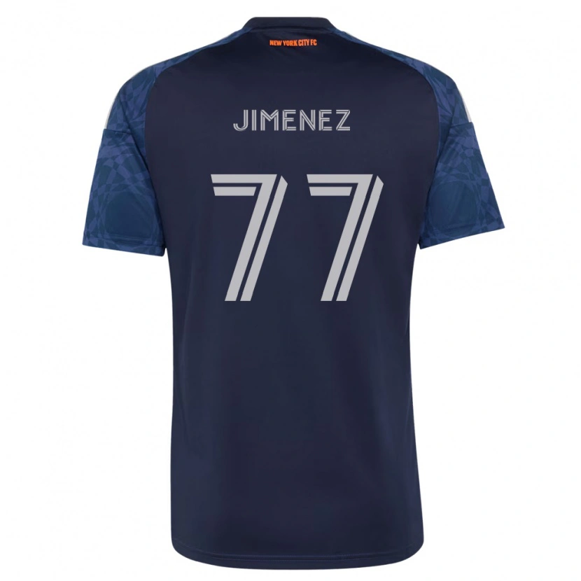 Danxen Kinderen Jonathan Jiménez #77 Diep Blauw Wit Uitshirt Uittenue 2026/27 T-Shirt België