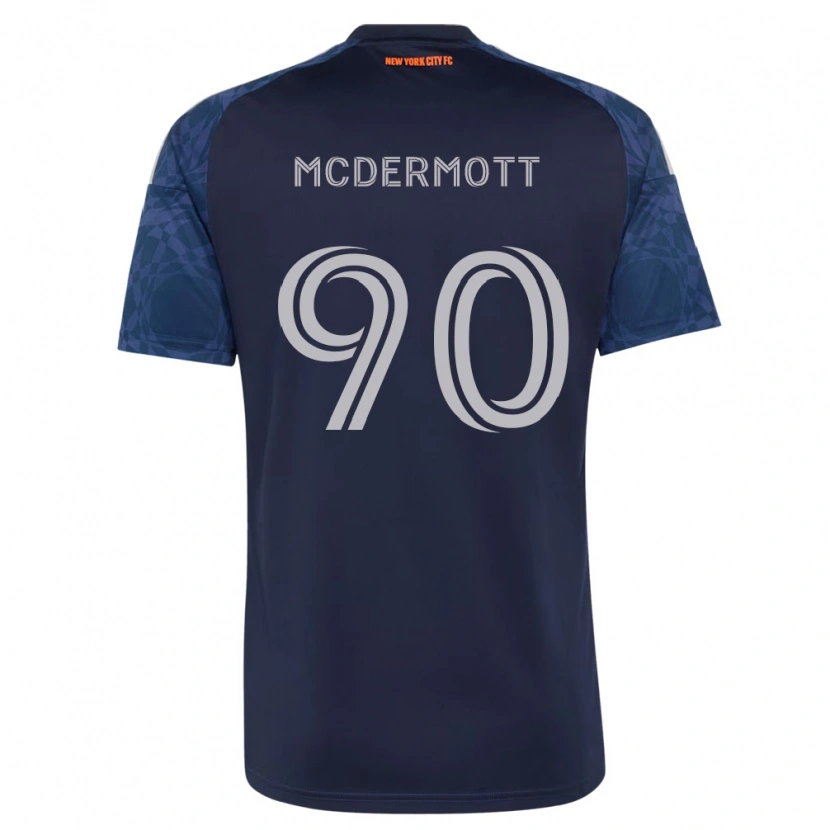 Danxen Kinderen Dylan Mcdermott #90 Diep Blauw Wit Uitshirt Uittenue 2026/27 T-Shirt België