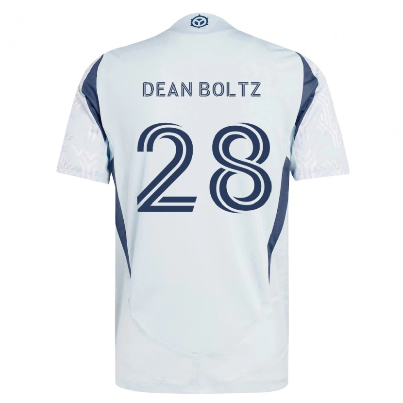 Danxen Kinderen Dean Boltz #28 Blauw Grijs Wit Uitshirt Uittenue 2026/27 T-Shirt België