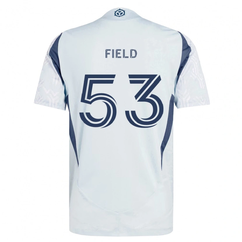Danxen Kinderen James Field #53 Blauw Grijs Wit Uitshirt Uittenue 2026/27 T-Shirt België