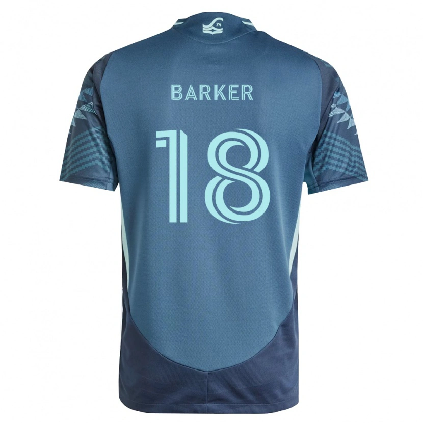 Danxen Kinderen Alicia Barker #18 Marineblauw Groen Uitshirt Uittenue 2026/27 T-Shirt België
