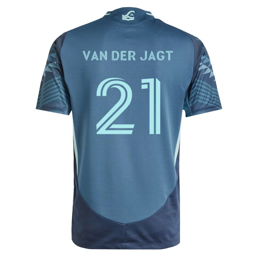 Danxen Kinderen Olivia Van Der Jagt #21 Marineblauw Groen Uitshirt Uittenue 2026/27 T-Shirt België
