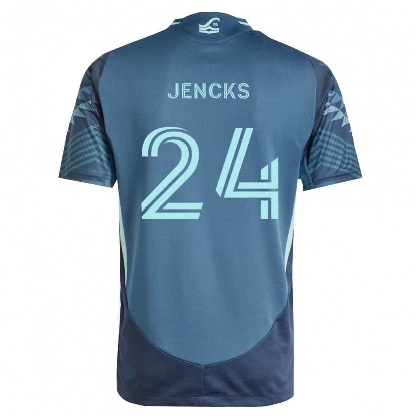 Danxen Kinderen India Jencks #24 Marineblauw Groen Uitshirt Uittenue 2026/27 T-Shirt België