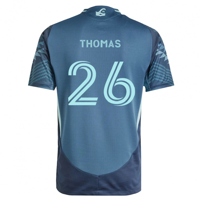 Danxen Kinderen Andrew Thomas #26 Marineblauw Groen Uitshirt Uittenue 2026/27 T-Shirt België