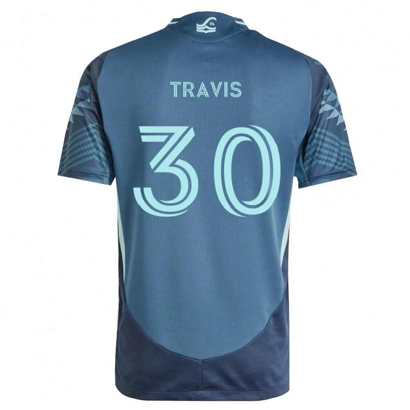 Danxen Kinderen Riley Travis #30 Marineblauw Groen Uitshirt Uittenue 2026/27 T-Shirt België