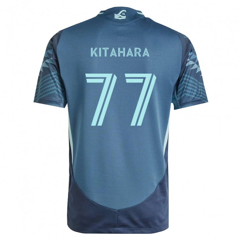 Danxen Kinderen Sota Kitahara #77 Marineblauw Groen Uitshirt Uittenue 2026/27 T-Shirt België