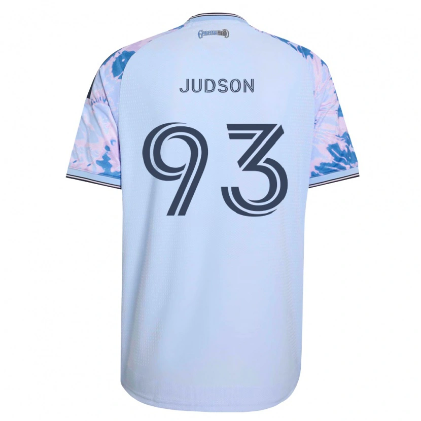 Danxen Kinderen Judson #93 Koninklijk Blauw Wit Zwart Uitshirt Uittenue 2026/27 T-Shirt België