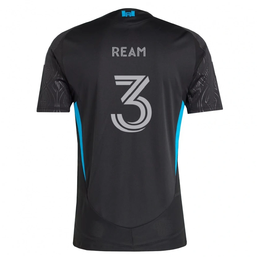 Danxen Kinderen Tim Ream #3 Zwart Wit Hemelsblauw Uitshirt Uittenue 2026/27 T-Shirt België