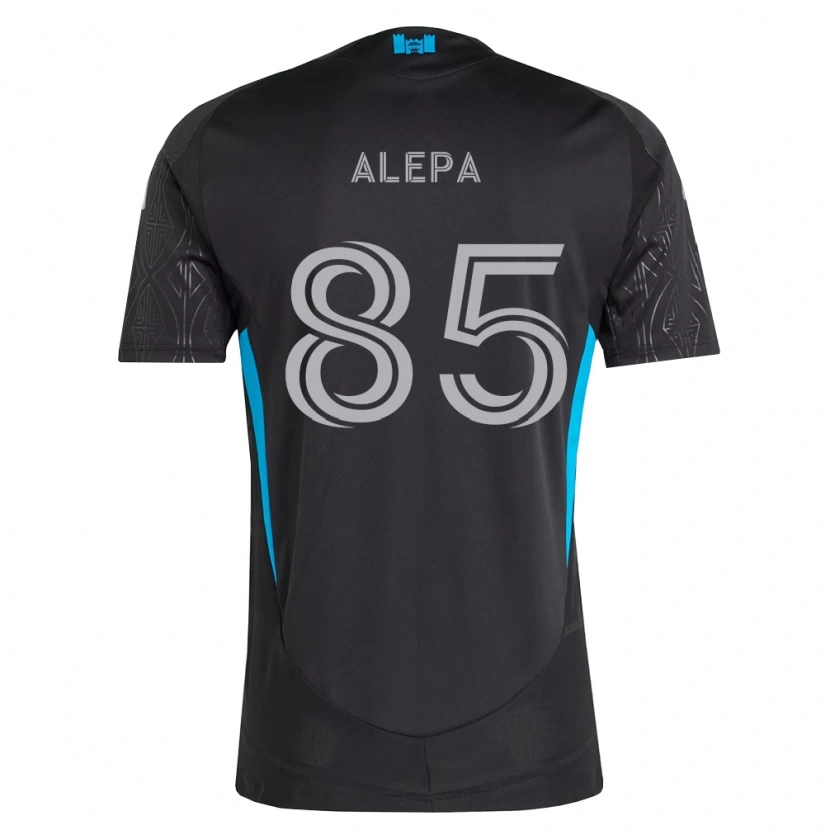 Danxen Kinderen Landon Alepa #85 Zwart Wit Hemelsblauw Uitshirt Uittenue 2026/27 T-Shirt België