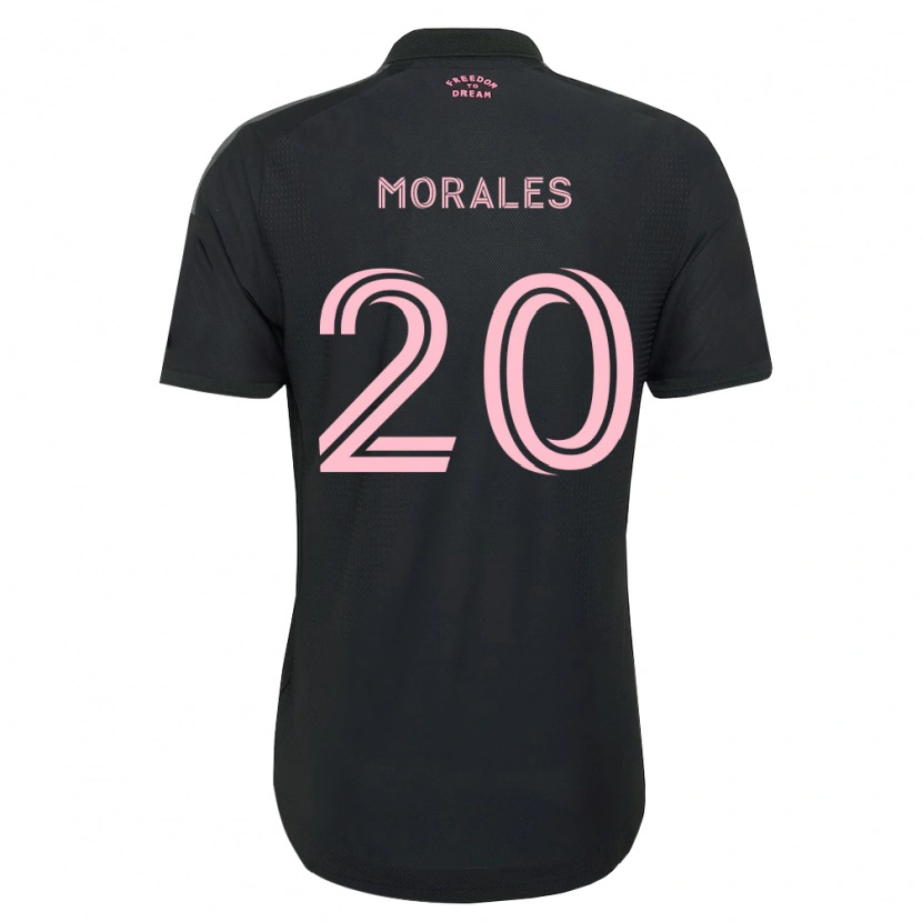 Danxen Kinderen Santi Morales #20 Roze Zwart Wit Uitshirt Uittenue 2026/27 T-Shirt België