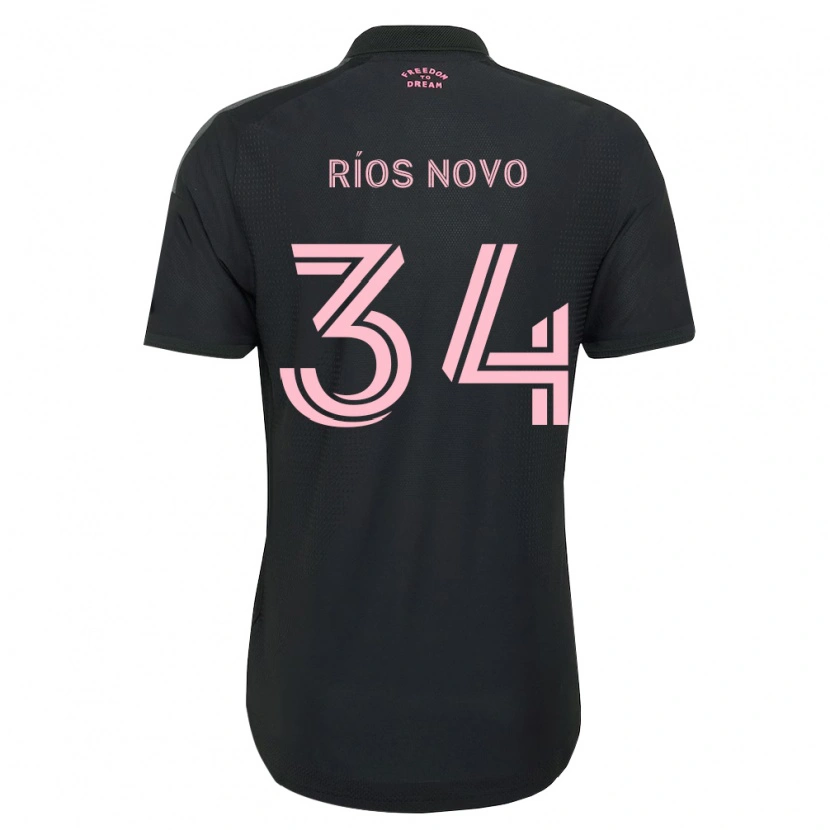 Danxen Kinderen Rocco Ríos Novo #34 Roze Zwart Wit Uitshirt Uittenue 2026/27 T-Shirt België