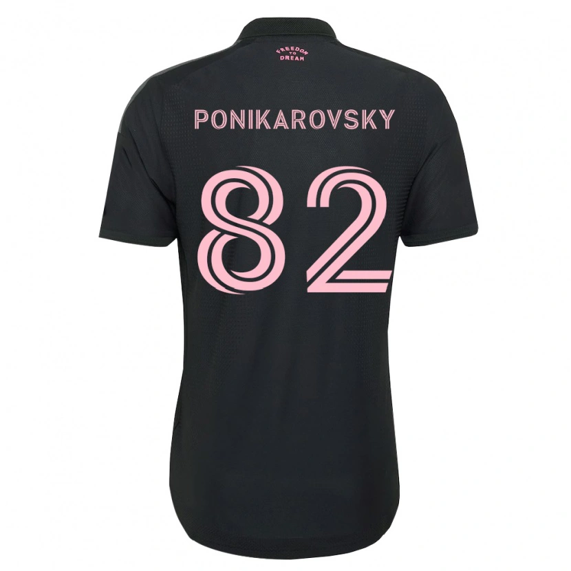 Danxen Kinderen Max Ponikarovsky #82 Roze Zwart Wit Uitshirt Uittenue 2026/27 T-Shirt België