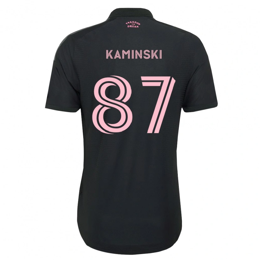 Danxen Kinderen Brett Kaminski #87 Roze Zwart Wit Uitshirt Uittenue 2026/27 T-Shirt België