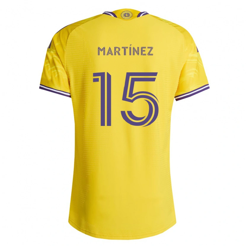 Danxen Kinderen Antonio Martínez #15 Geel Paars Uitshirt Uittenue 2026/27 T-Shirt België