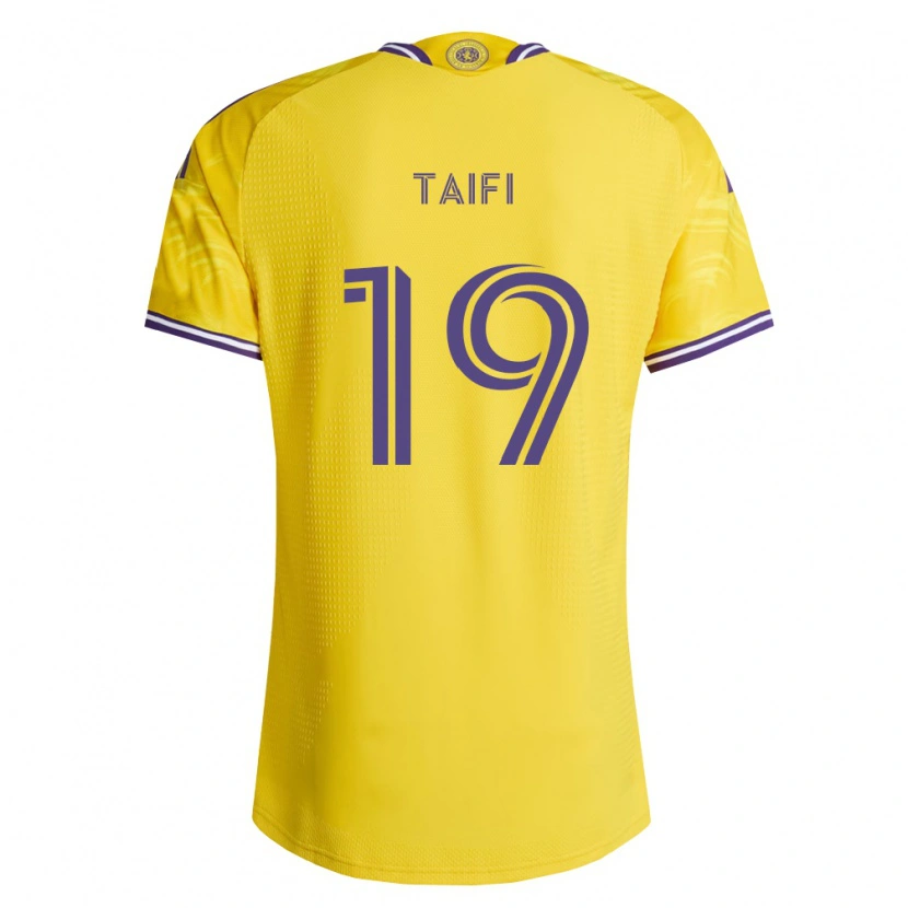 Danxen Kinderen Zakaria Taifi #19 Geel Paars Uitshirt Uittenue 2026/27 T-Shirt België