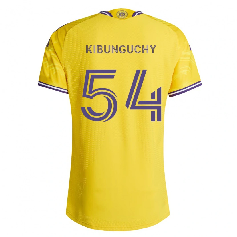 Danxen Kinderen Nabi Kibunguchy #54 Geel Paars Uitshirt Uittenue 2026/27 T-Shirt België