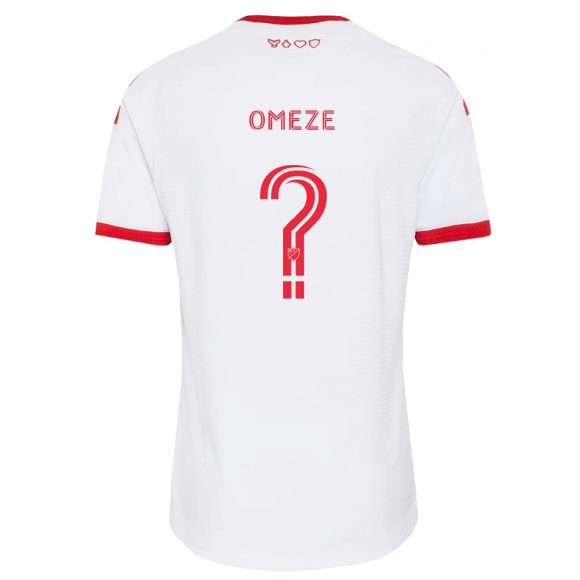 Danxen Kinderen Chimere Omeze #0 Wit Rood Zwart Uitshirt Uittenue 2026/27 T-Shirt België