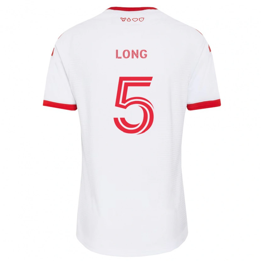 Danxen Kinderen Kevin Long #5 Wit Rood Zwart Uitshirt Uittenue 2026/27 T-Shirt België