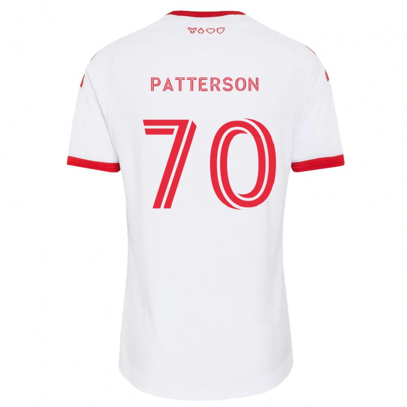 Danxen Kinderen Harrison Patterson #70 Wit Rood Zwart Uitshirt Uittenue 2026/27 T-Shirt België