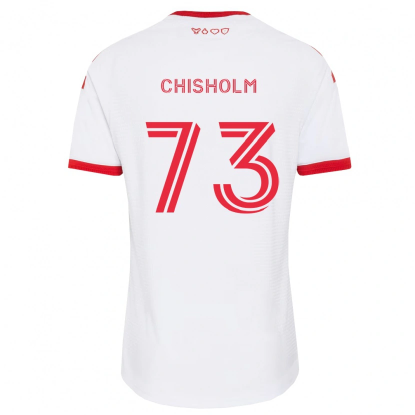 Danxen Kinderen Micah Chisholm #73 Wit Rood Zwart Uitshirt Uittenue 2026/27 T-Shirt België