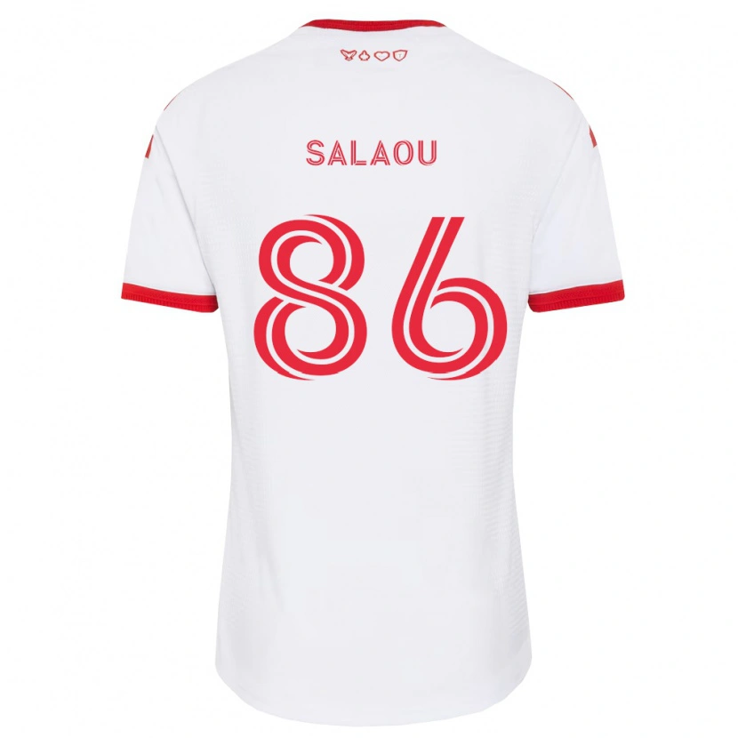 Danxen Kinderen Abundance Salaou #86 Wit Rood Zwart Uitshirt Uittenue 2026/27 T-Shirt België