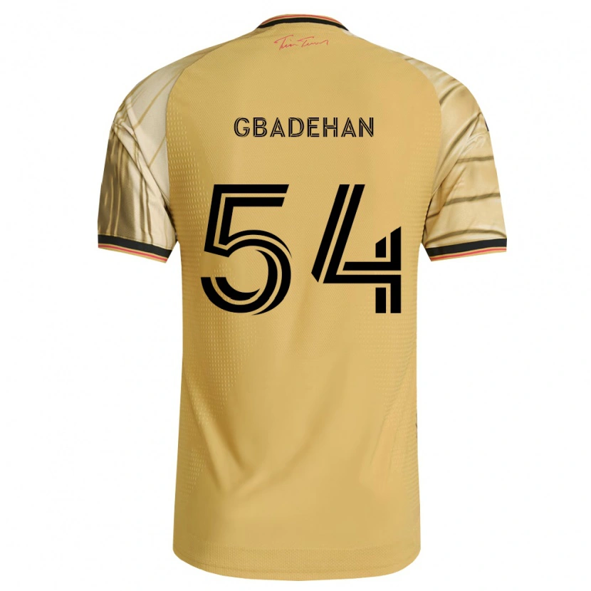 Danxen Kinderen Adeteye Gbadehan #54 Bruin Geel Zwart Uitshirt Uittenue 2026/27 T-Shirt België
