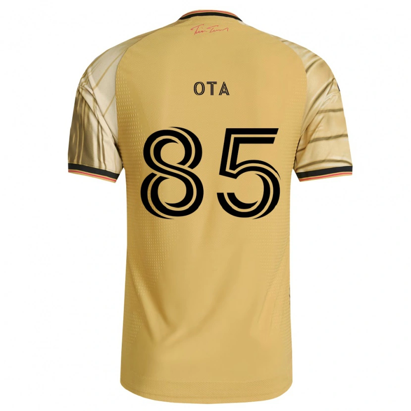 Danxen Kinderen Yuichiro Ota #85 Bruin Geel Zwart Uitshirt Uittenue 2026/27 T-Shirt België