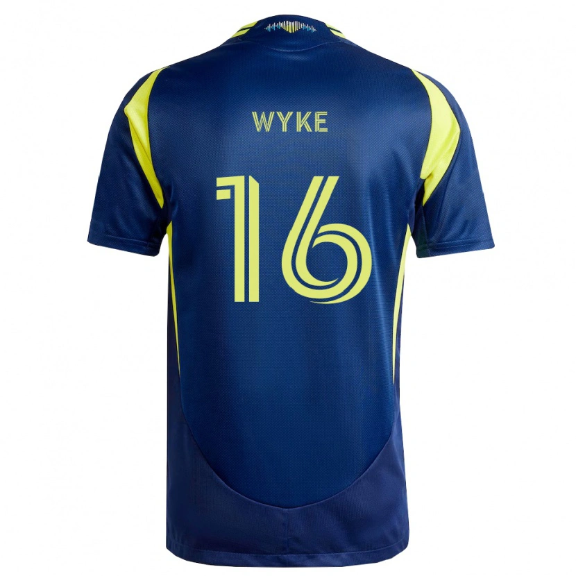 Danxen Kinderen Laurence Wyke #16 Geel Marineblauw Uitshirt Uittenue 2026/27 T-Shirt België