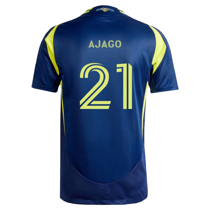 Danxen Kinderen Forster Ajago #21 Geel Marineblauw Uitshirt Uittenue 2026/27 T-Shirt België