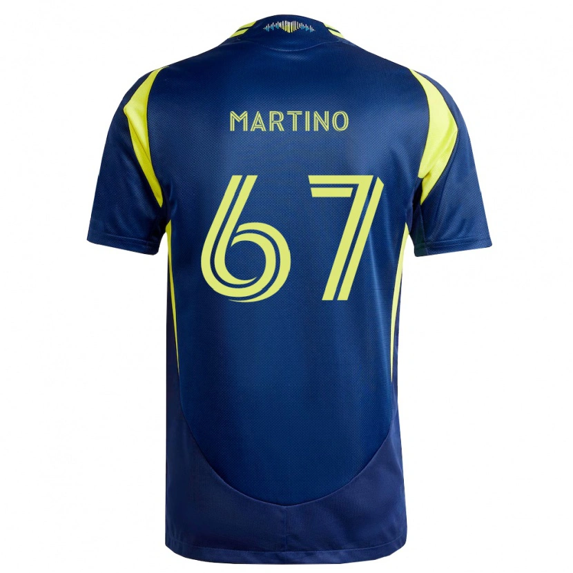 Danxen Kinderen Ben Martino #67 Geel Marineblauw Uitshirt Uittenue 2026/27 T-Shirt België