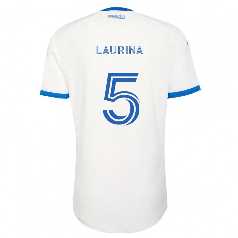 Danxen Kinderen Bilombo Laurina #5 Hemelsblauw Wit Uitshirt Uittenue 2026/27 T-Shirt België