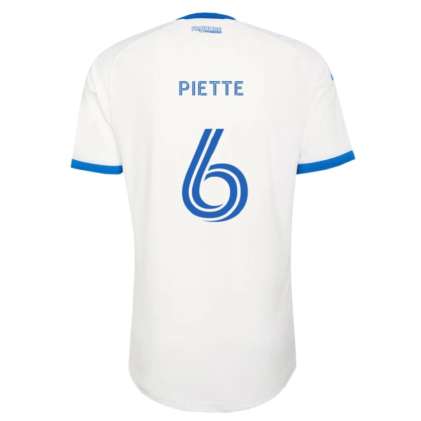 Danxen Kinderen Samuel Piette #6 Hemelsblauw Wit Uitshirt Uittenue 2026/27 T-Shirt België
