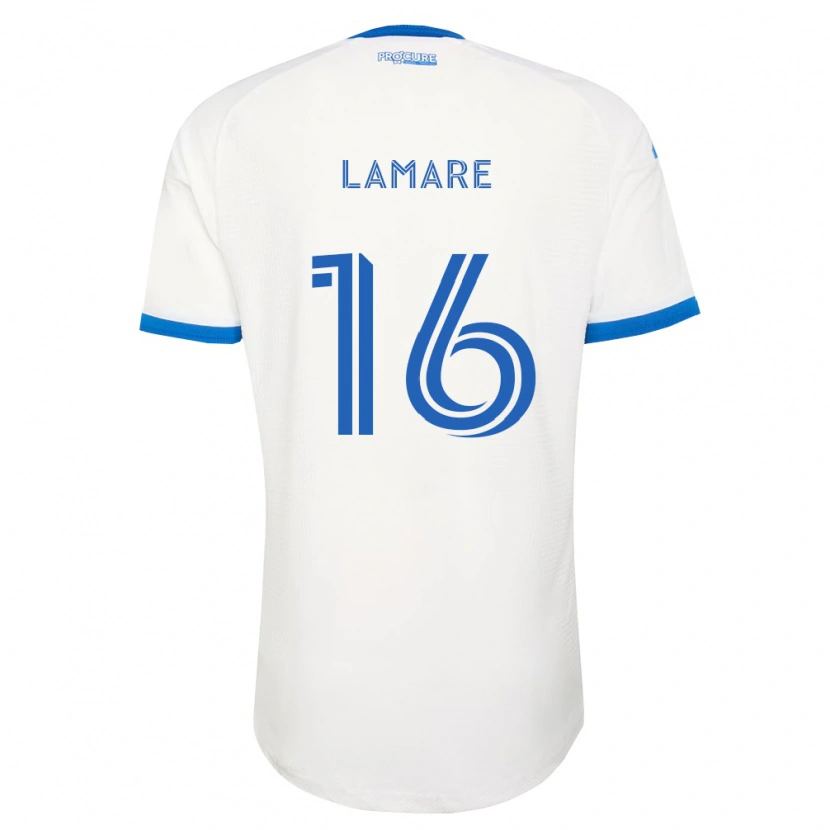 Danxen Kinderen Samuel Lamare #16 Hemelsblauw Wit Uitshirt Uittenue 2026/27 T-Shirt België