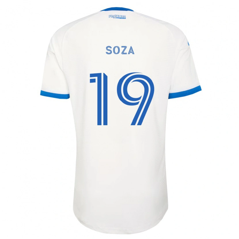 Danxen Kinderen Joel Soza #19 Hemelsblauw Wit Uitshirt Uittenue 2026/27 T-Shirt België