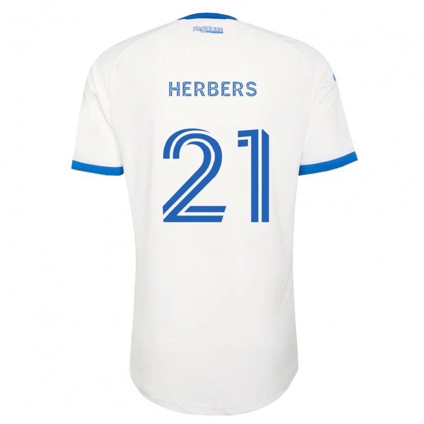 Danxen Kinderen Fabian Herbers #21 Hemelsblauw Wit Uitshirt Uittenue 2026/27 T-Shirt België