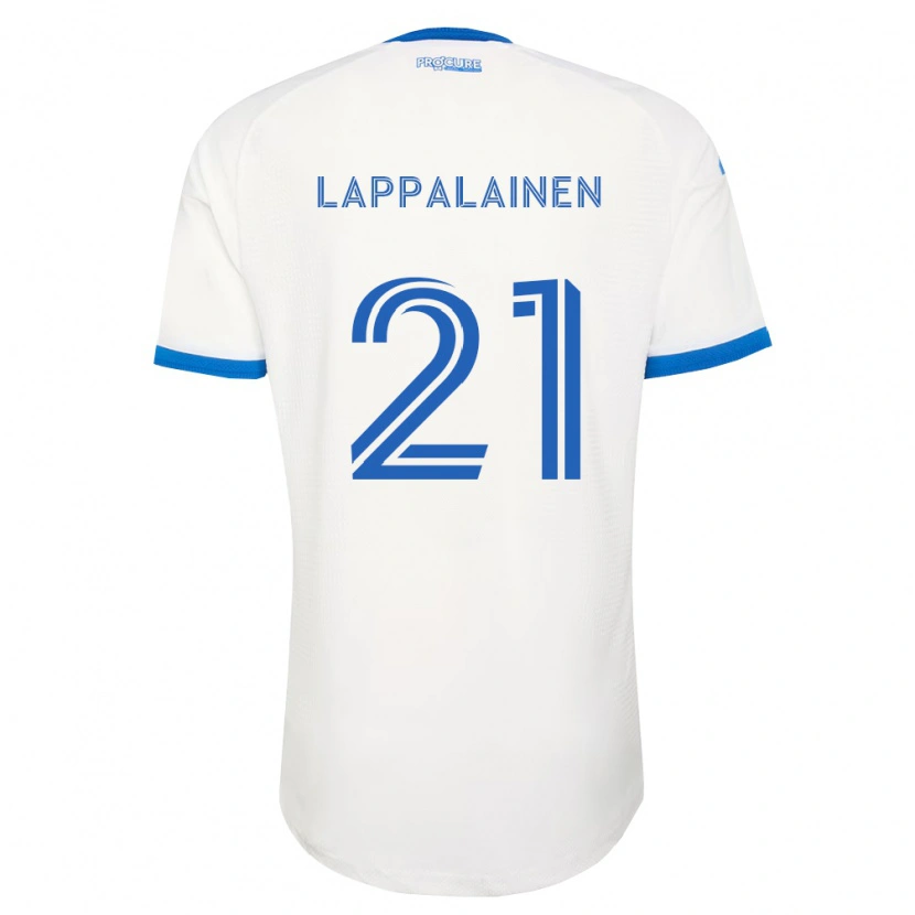 Danxen Kinderen Lassi Lappalainen #21 Hemelsblauw Wit Uitshirt Uittenue 2026/27 T-Shirt België