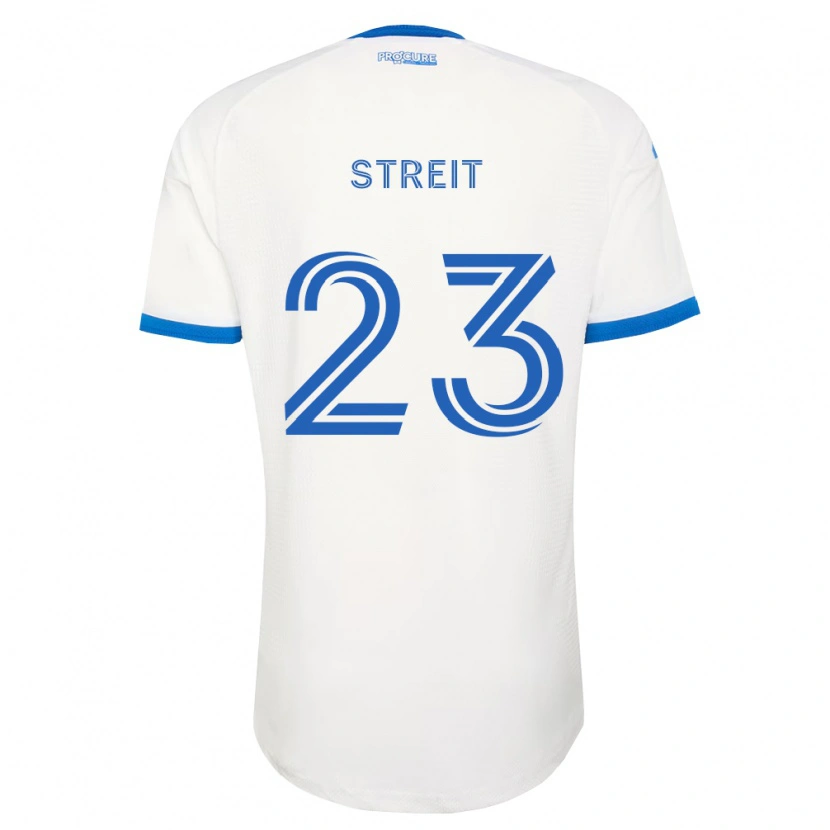 Danxen Kinderen Noah Streit #23 Hemelsblauw Wit Uitshirt Uittenue 2026/27 T-Shirt België