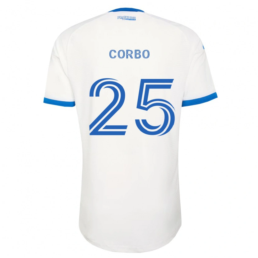 Danxen Kinderen Gabriele Corbo #25 Hemelsblauw Wit Uitshirt Uittenue 2026/27 T-Shirt België